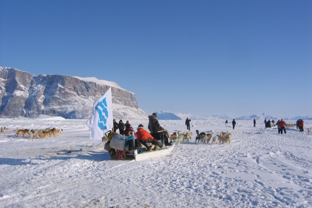 The expedition on the way