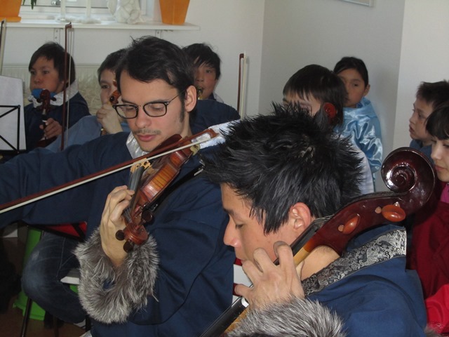 Two violinists